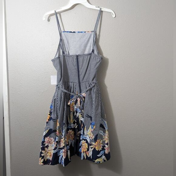 Charlotte Russe Striped A-line Dress - Picture 2 of 3